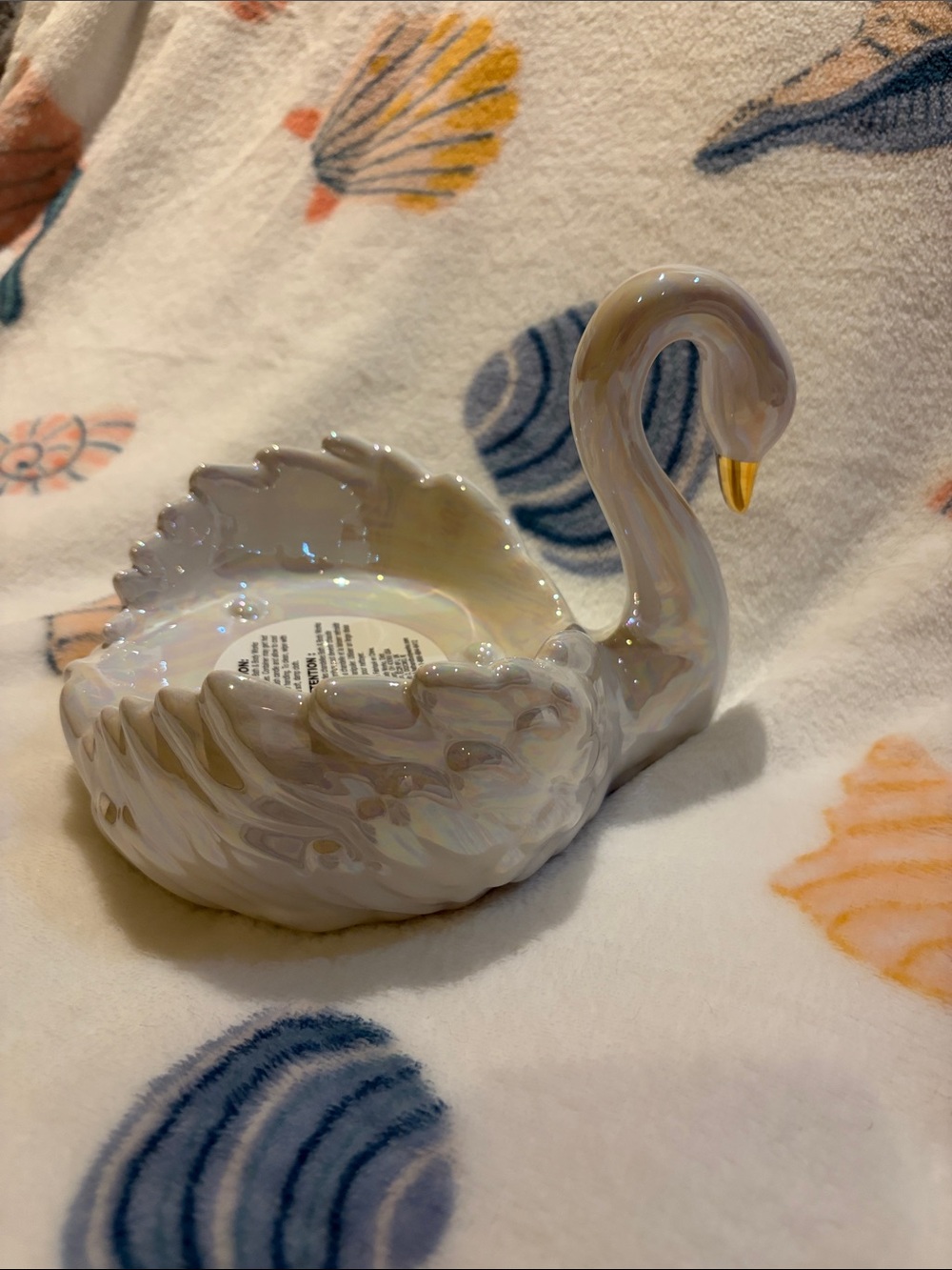 Bath and Bodyworks Swan Candle Holder - Picture 3 of 5